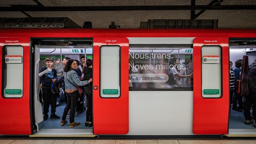 First metro train enters operation in Barcelona 